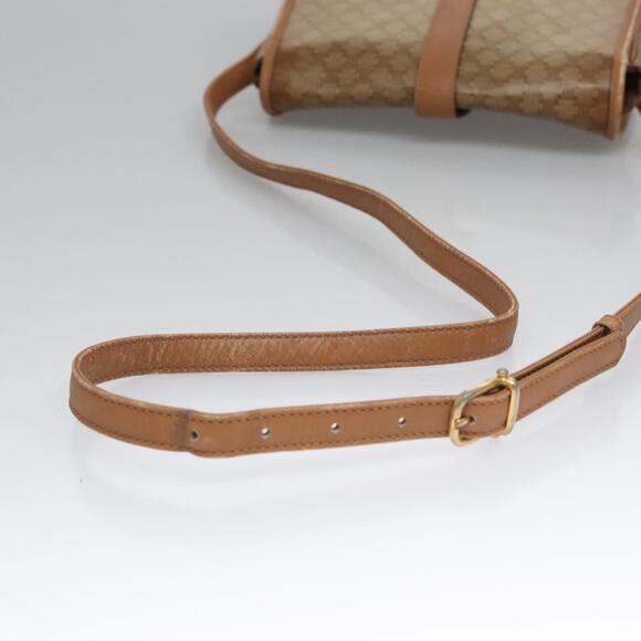 CELINE Macadam Canvas Shoulder Bag Beige - Picture 7 of 13